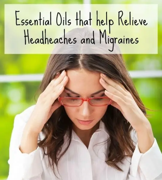 Hoofdpijn of migraine behandelen met essentiële oliën